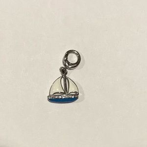 Fossil boat charm
